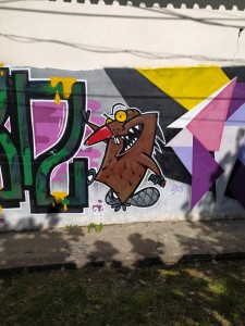 Создать мем: граффити в москве, граффити на стене, граффити на улице