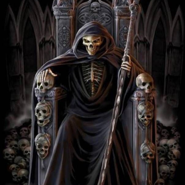 Создать мем: санта муэрте, смерть, grim reaper