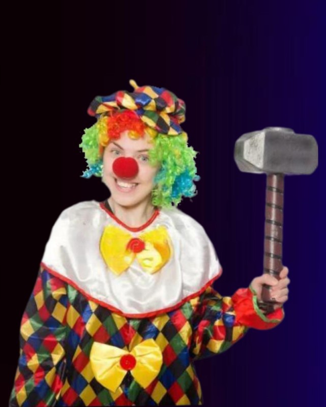 Create meme: clown , the white clown, clown on a white background