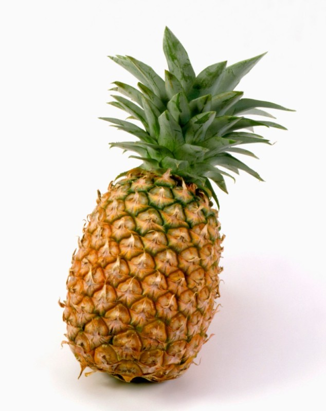 Create meme: pineapple on a white background, pineapple fruit, ripe pineapple