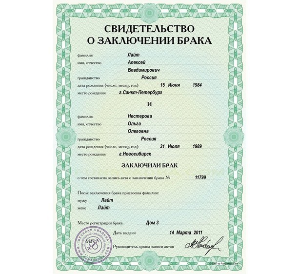 Create meme: marriage certificate, marriage certificate template, marriage certificate series