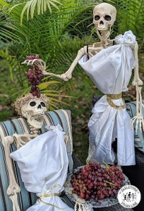 Create meme: ideas for Halloween, Halloween decorations, halloween skeleton