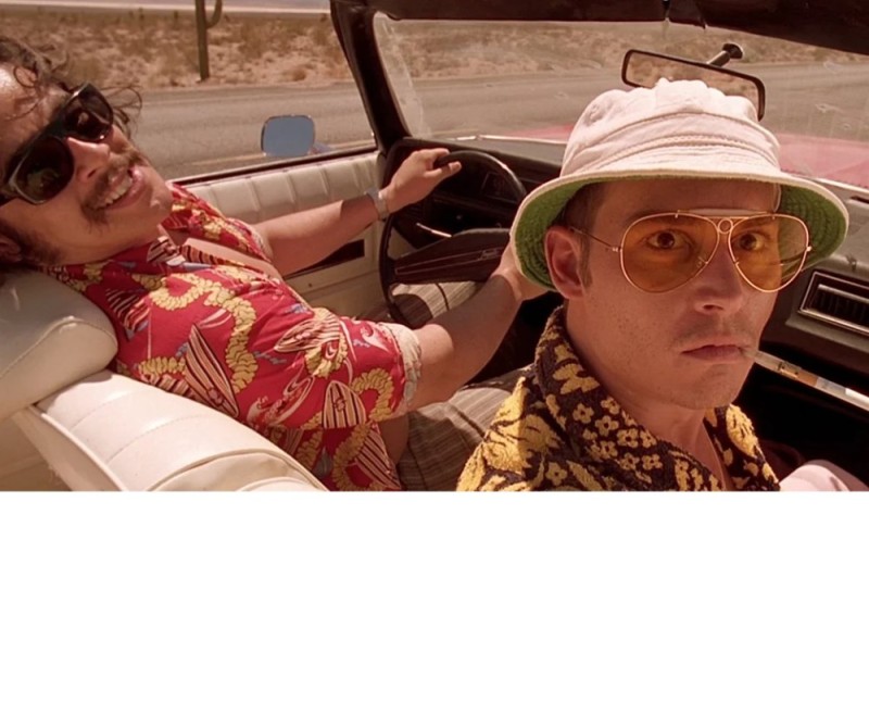 Create meme: fear and loathing in Las Vegas 1998, fear and loathing in Las Vegas johnny Depp, johnny Depp fear and loathing