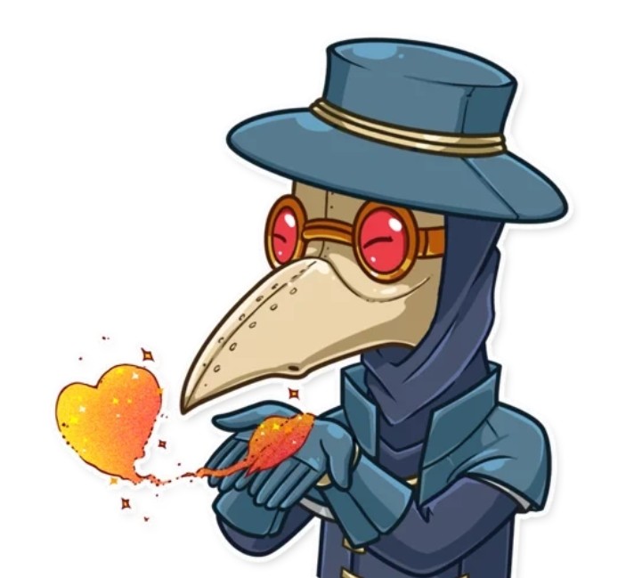 Create meme: plague doctor stickers, plague doctor plague doctor, the plague doctor 