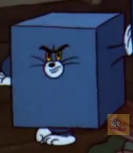 Создать мем: кот том и джерри квадрат, Том и Джерри, квадратный кот том