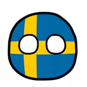 Создать мем: шведский маппер, countryballs швеция, кантриболз исландия