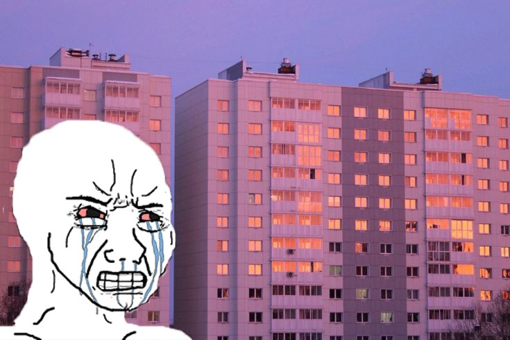 Create meme: apartment buildings, high-rise building aesthetics, interior