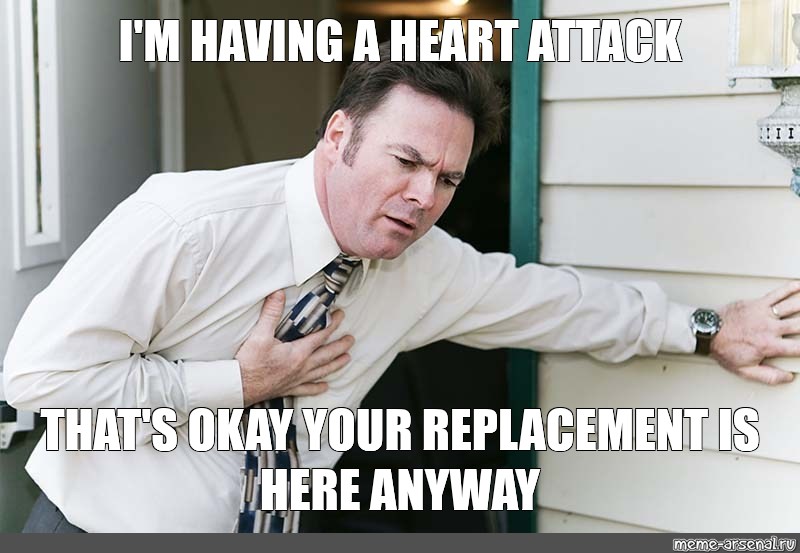 heart attack meme