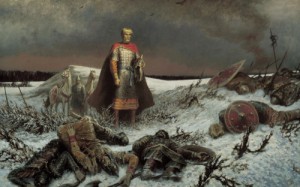 Create meme: warrior, knight, the ancient Slavs