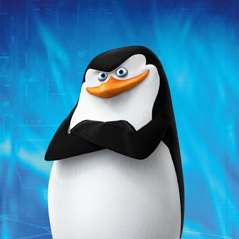 Create meme: Penguins from Madagascar are smiling, The penguin is smiling, Clemson penguins from Madagascar