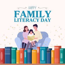 Create meme: international day of families, We read books, reading vector