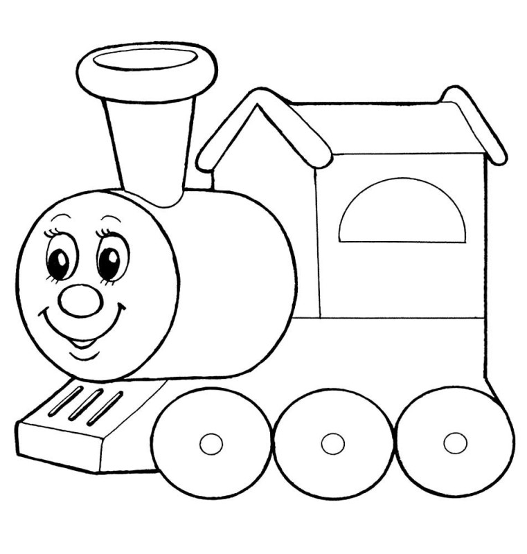 Create meme: steam locomotive coloring book, steam locomotive coloring book for kids, the train from romashkovo coloring