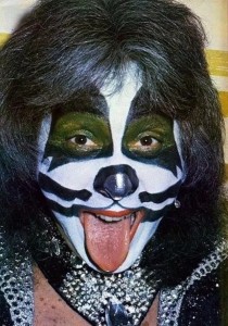 Create meme: Peter Criss, Paul Stanley, peter criss in his youth