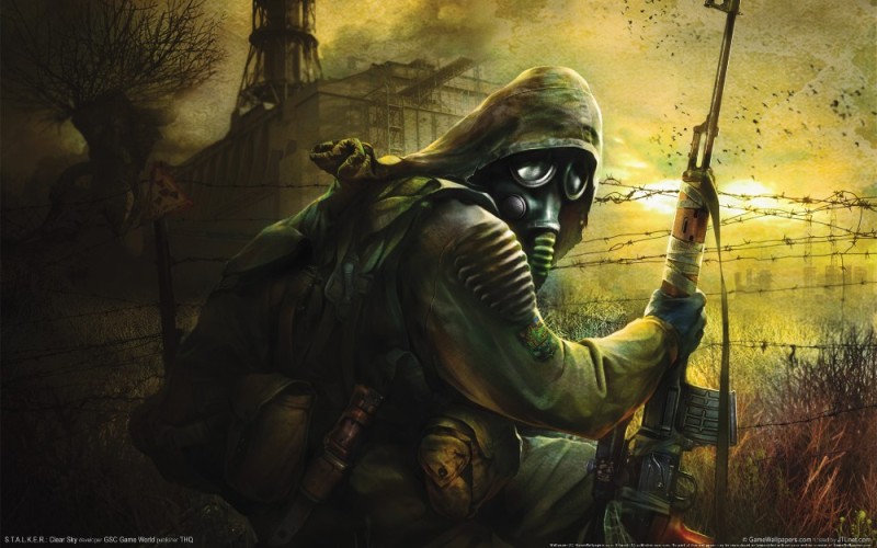 Create meme: Stalker shadow of Chernobyl walkthrough, Stalker shadow of Chernobyl art, gas mask Stalker