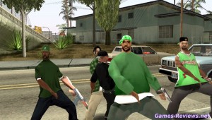 Создать мем: гта сан андреас грув стрит банда, grand theft auto: san andreas, гта сан андреас банды грув