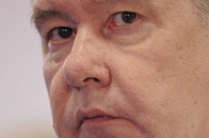 Create meme: Chubais, face, Sobyanin