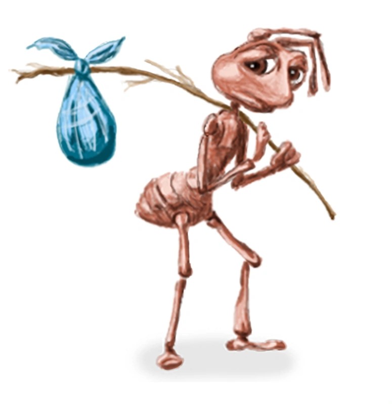 Create meme: ant cartoon, ant flick, ant for children