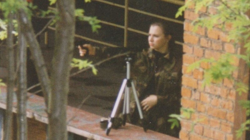 Create meme: Elite squad, an employee of the FSB, sniper shooting