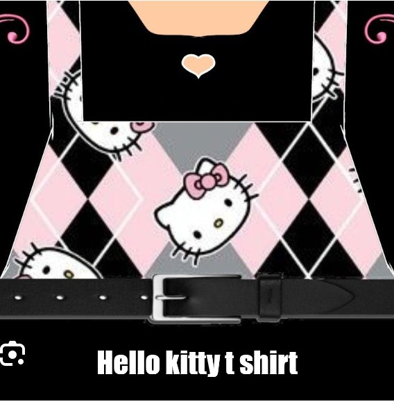 Create meme hello Kitty t-shirt for Roblox, t-shirt for hello kitty roblox,  t-shirt for roblox with a seal - Pictures 