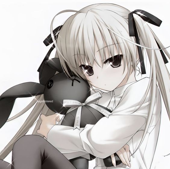 Создать мем: anime yosuga no sora, аниме связанные небом, yosuga no sora аниме