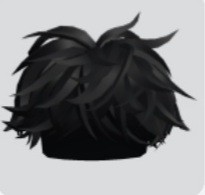 Create meme: black hair roblox, black hair roblox men's, black messy hair roblox