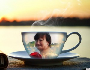 Create meme: good morning business, morning routine, mug