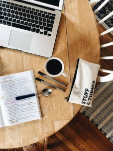 Создать мем: study inspiration, Страница с текстом, ноутбук кофе ежедневник обои
