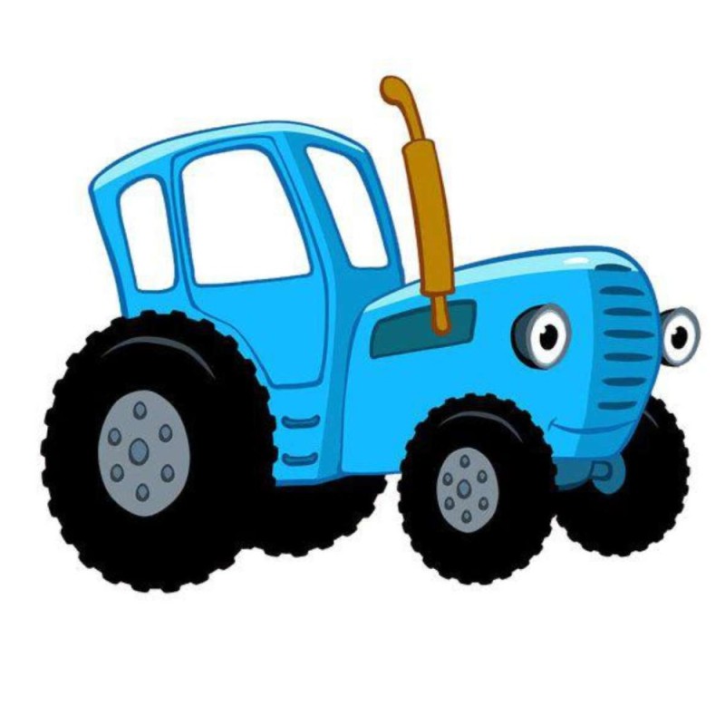 Create meme: blue tractor in front, Blue Tractor animated series, The blue tractor