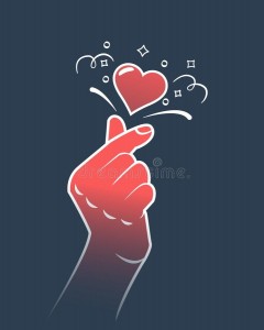 Создать мем: руки сердечком, руки сердце, символ любви рукой