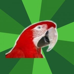 Create meme: bird, parrot, SLP Parrot