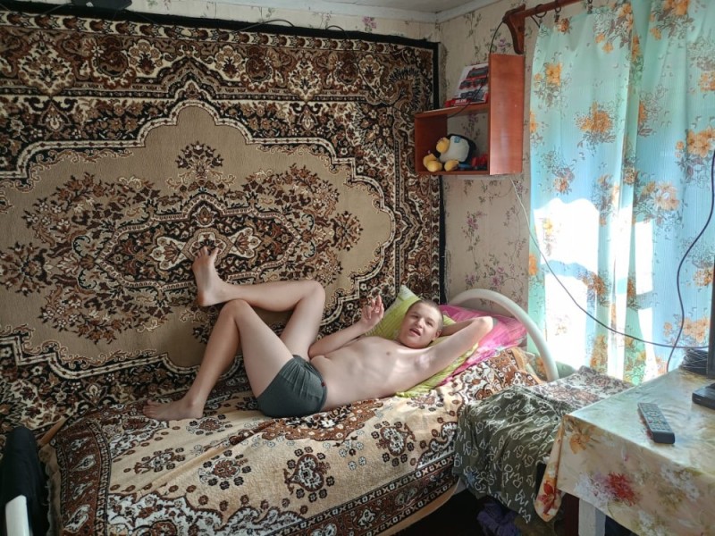 Create meme: the carpet on the wall , woman , Russian guys