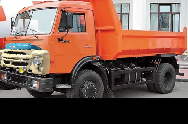 Create meme: kamaz 43255, kamaz, kamaz dump truck