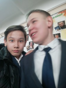 Create meme: Zhandos, in school, sangadjiev