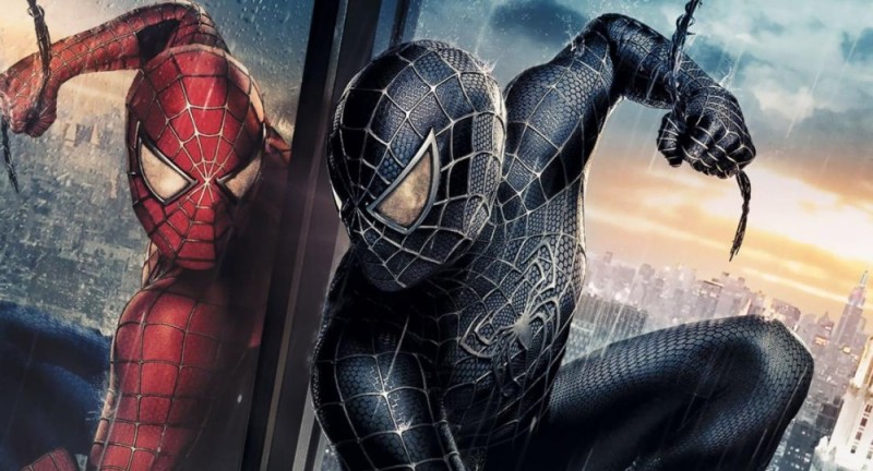 Create meme: spider-man 3 spider-man, 3 spider-man, Spider-man 3 enemy in reflection poster