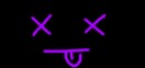 Create meme: neon light, purple letter x, neon lighting