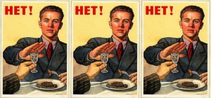 Create meme: Soviet posters, Soviet poster no, poster don't drink