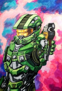 Create meme: halo master chief