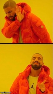 Create meme: rapper, meme Drake, meme risovac