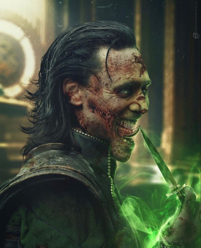 Create meme: zombies , loki marvel , avenger endgame