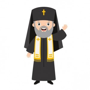 Create meme: the priest, priest cartoon