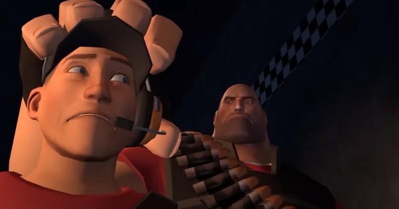 Create meme: TF2 heavy with booster, team fortress 2 heavy, team fortress 2 heavy scout
