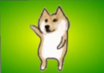 Создать мем: dancing doge, собака флексит, doge