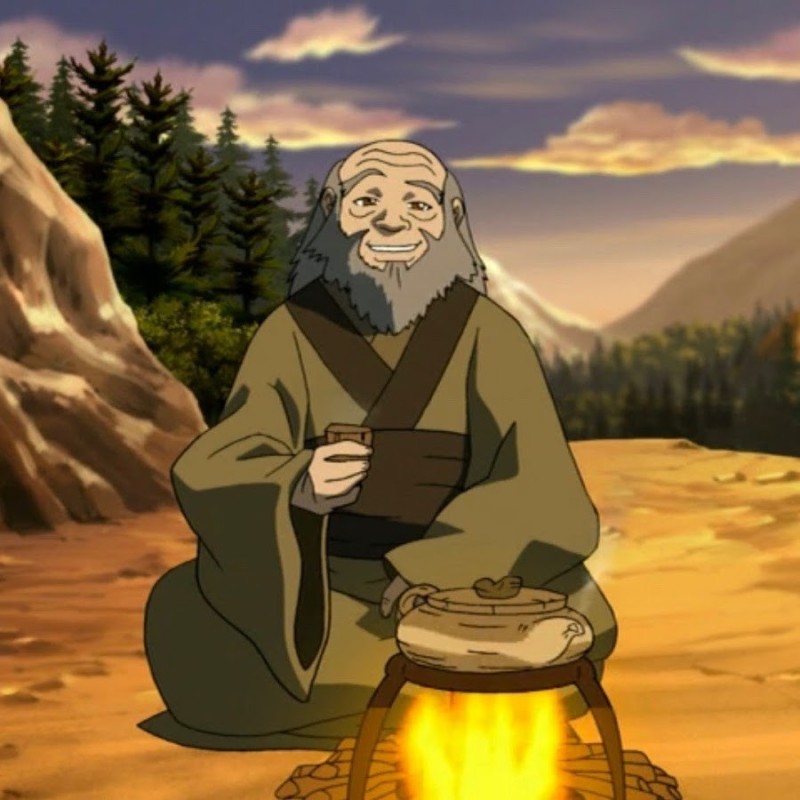Create meme: uncle iroh, uncle iroh avatar, Airo Avatar The legend of Aang