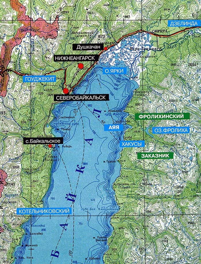 Карта прибайкальского района подробная с дорогами и деревнями