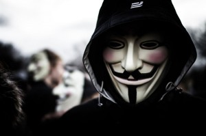 Создать мем: анонимус человек в маске гая фокса, «v» значит вендетта, anonymous hacker