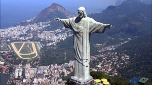 Create meme: the statue of Christ the Redeemer in Rio de Janeiro, the statue of Christ the Redeemer
