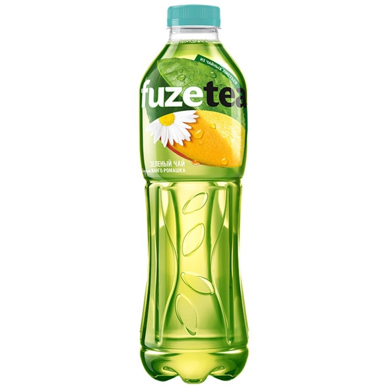 Create meme: fuze tea mango chamomile, fuzetea mango and chamomile iced tea, green, 1.5 l, green tea fuzetea mango-chamomile 500ml