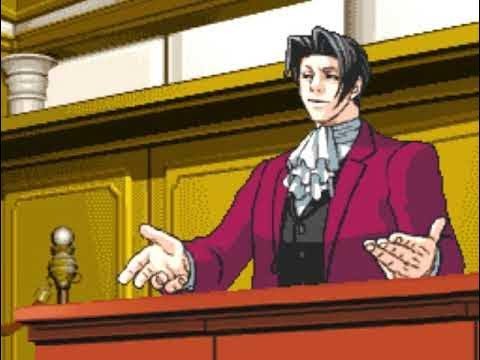 Создать мем: ace attorney 7, ace attorney эджворт, майлз эджворт ace attorney в суде