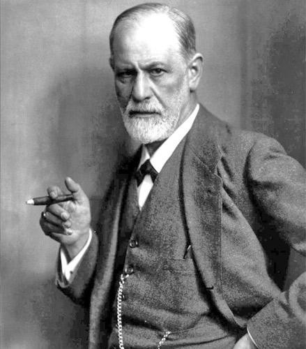 Create meme: Sigmund Freud with a cigar, Freud with a cigar, sigmund freud portrait