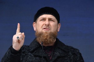 Create meme: Akhmad Kadyrov, the head of Chechnya, Ramzan Kadyrov